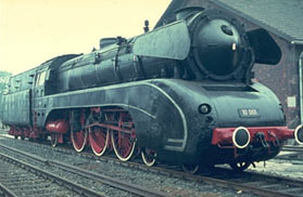 BR 10 001 at the steam engine museum Neuenmarkt-Wirsberg | Photo: Christian Splittgerber