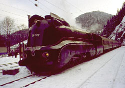 BR 01.10 streamlined steam locomotive