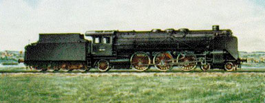 BR 02 steam locomotive of the DRG