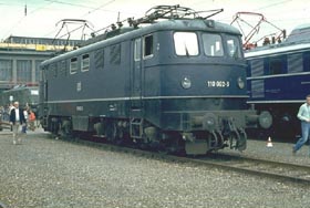 De E 10 002 in AW Mnchen Freimann in oktober 1977 | Foto: Christian Splittgerber